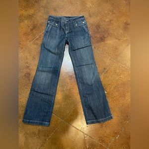 Banana republic size to flare cut jeans